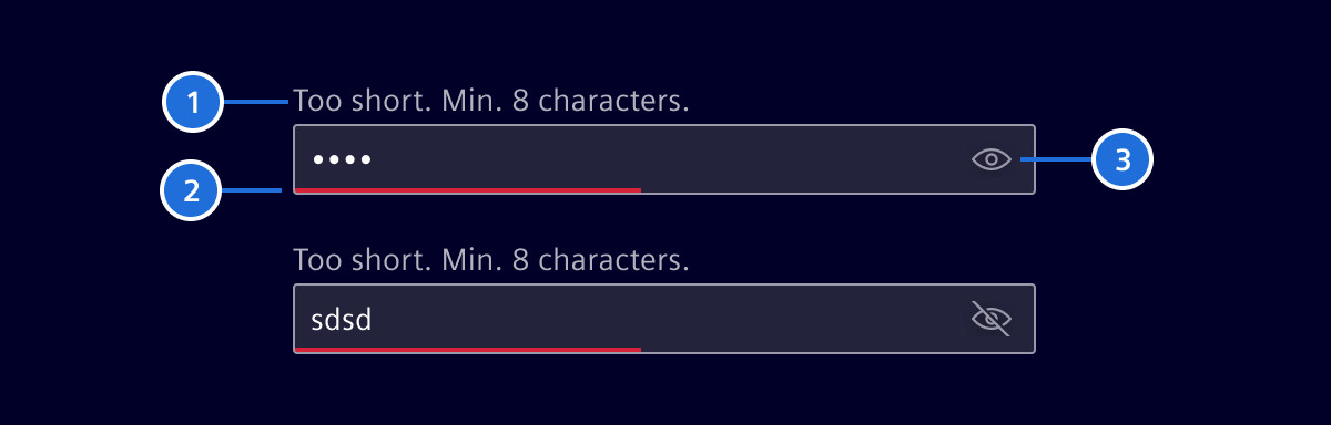 Input password construction