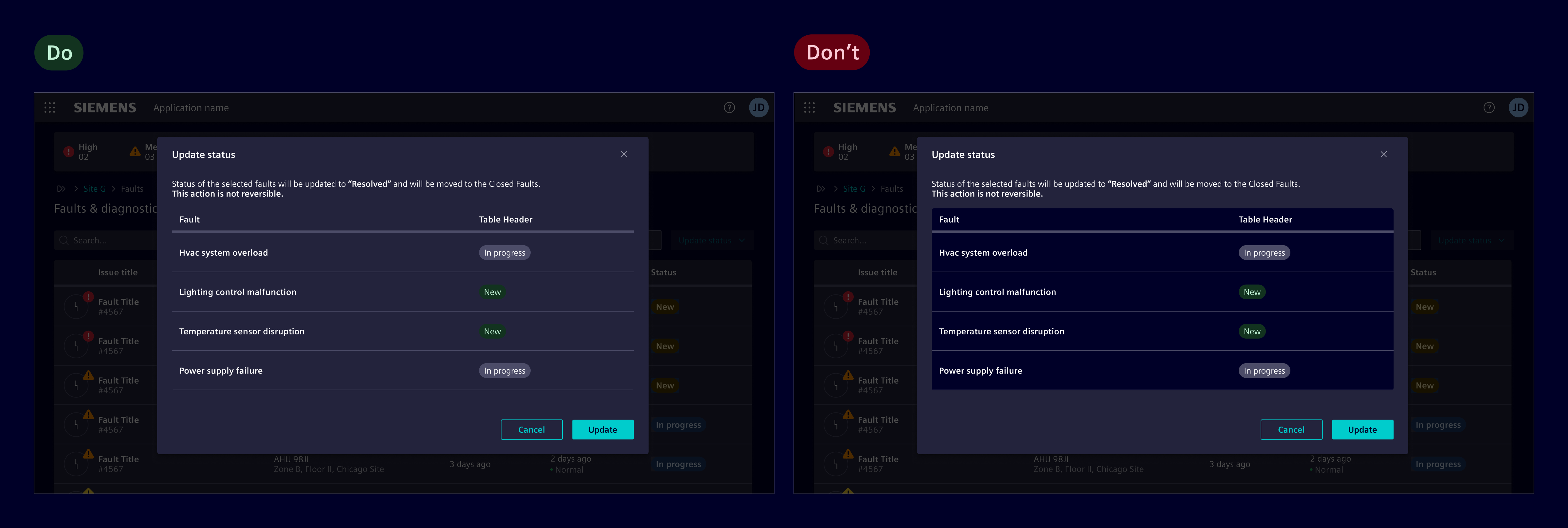 Elevation layers do's and don'ts