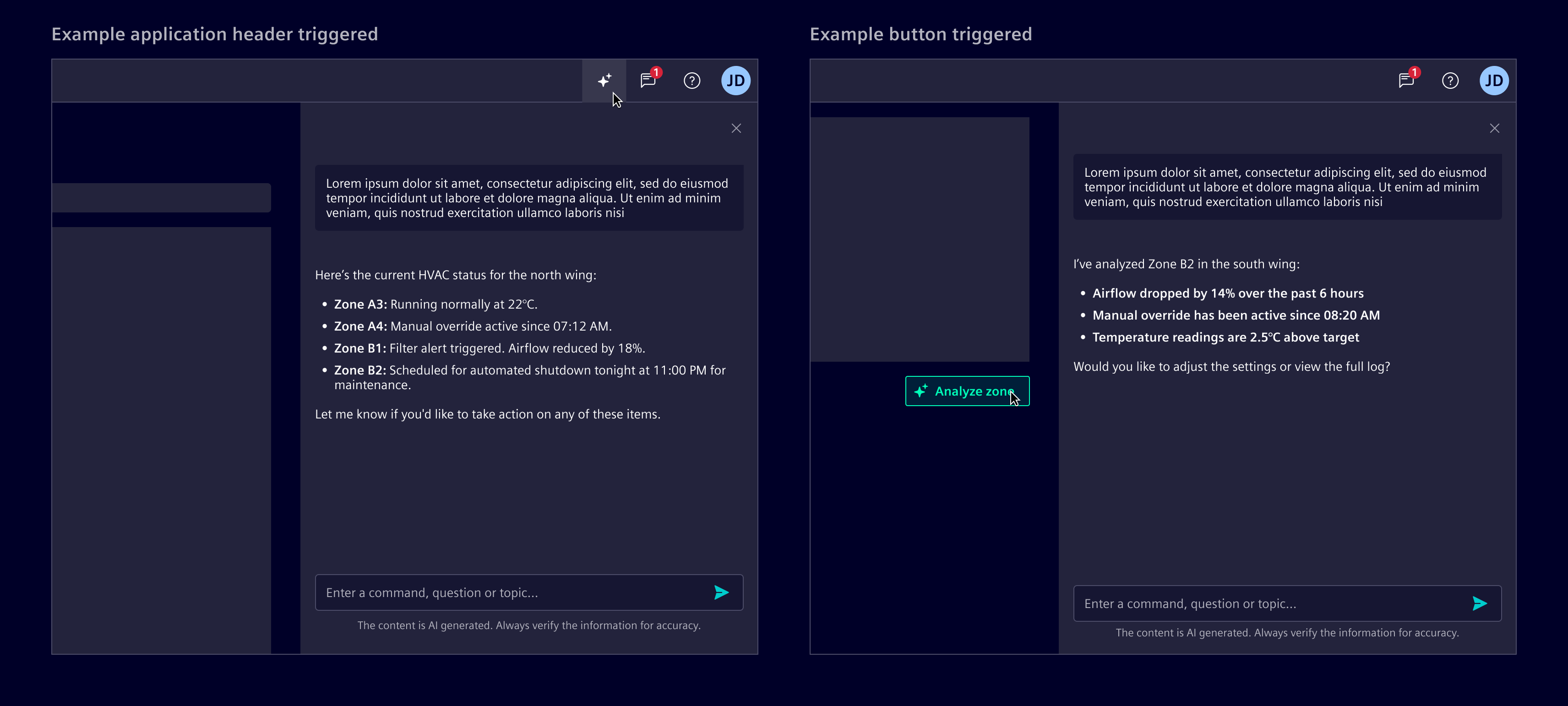 AI chat in side panel