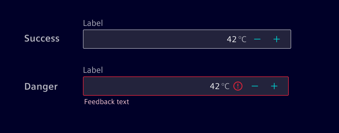 Number input - validation