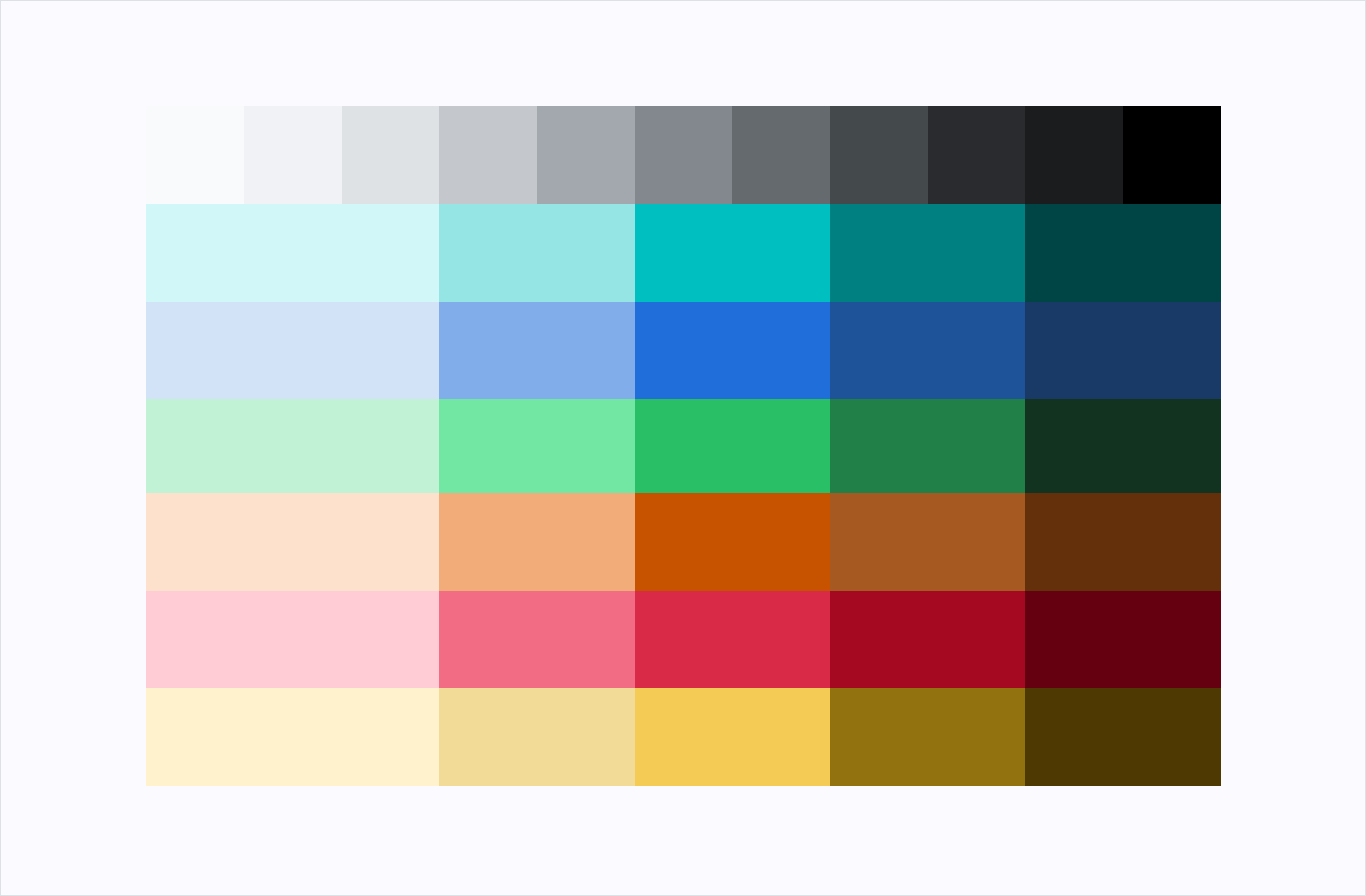 Element color palette