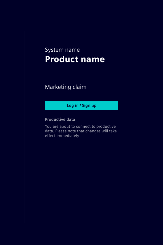 Landing page - Button (deprecated)