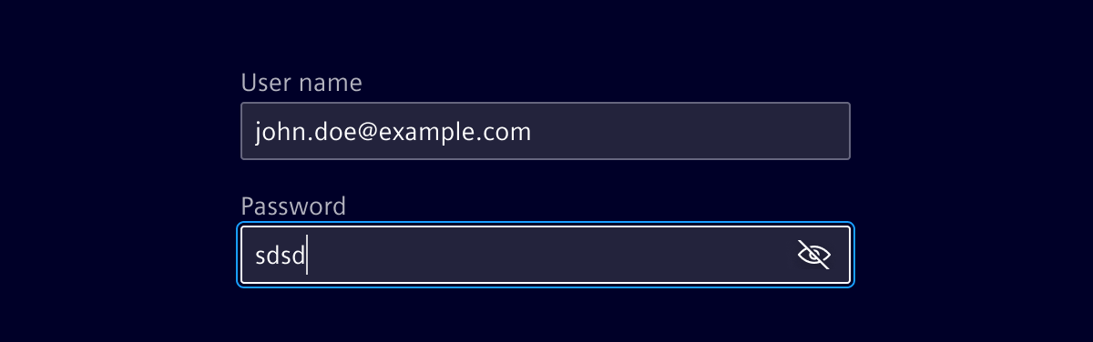 Input password