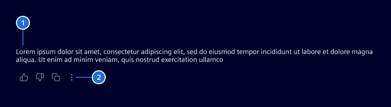 AI message elements