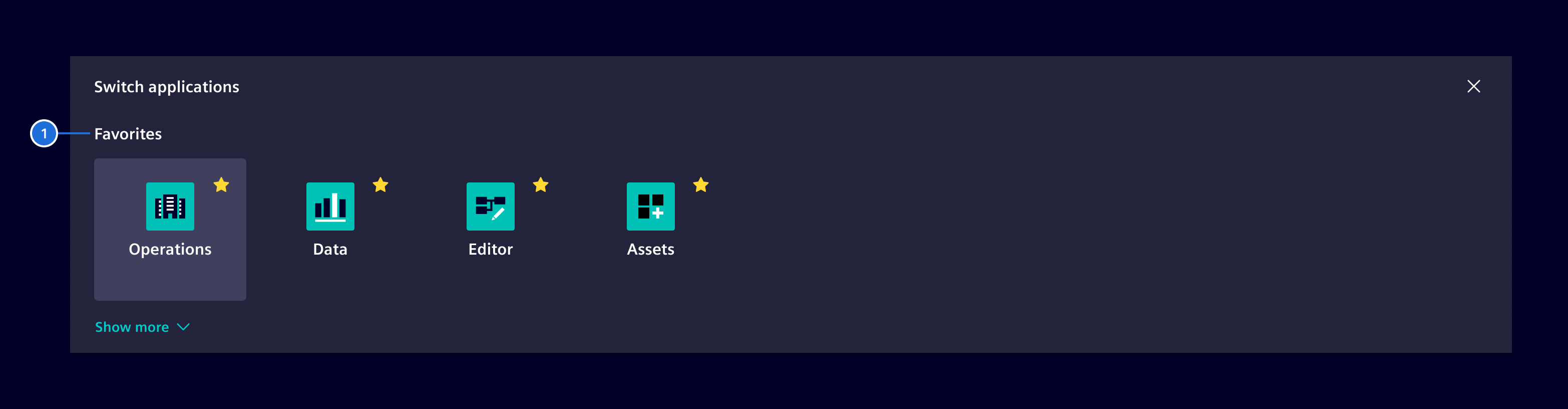 Launchpad favorites