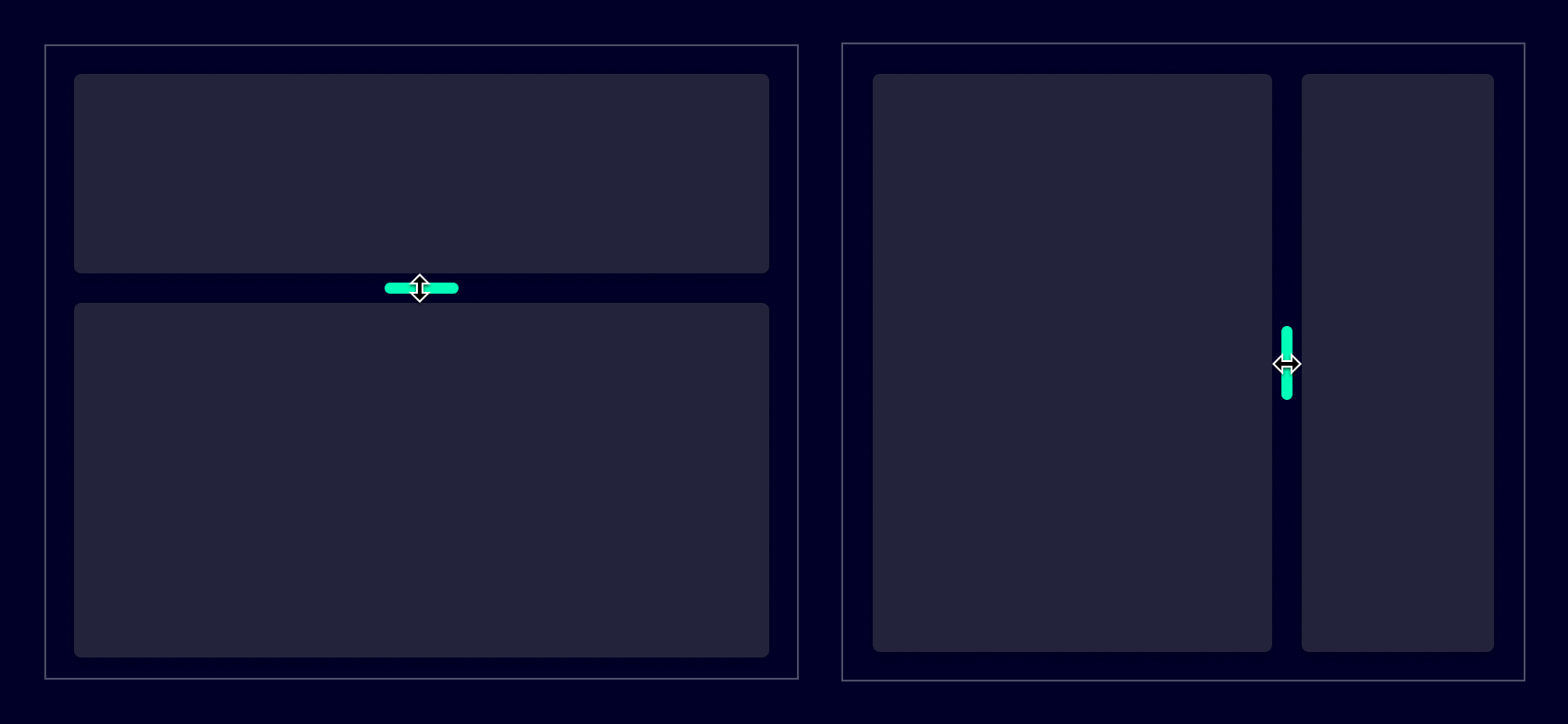 Split resize