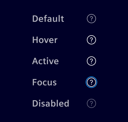 Help button states