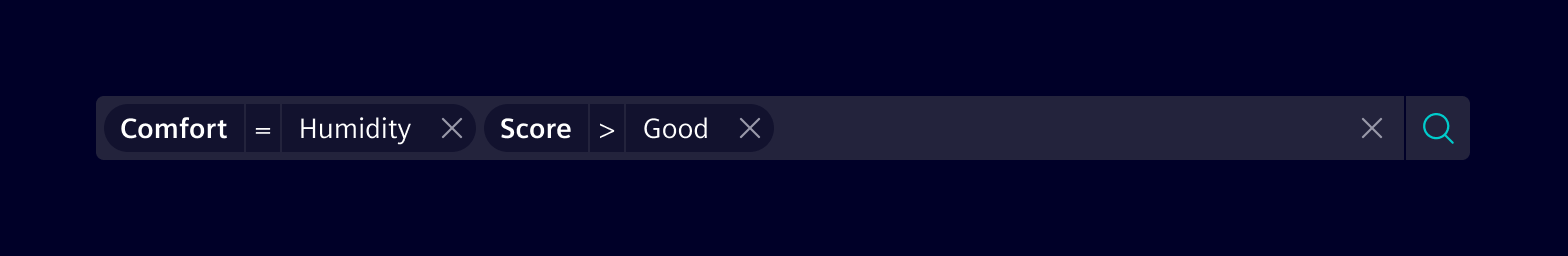 Filtered search