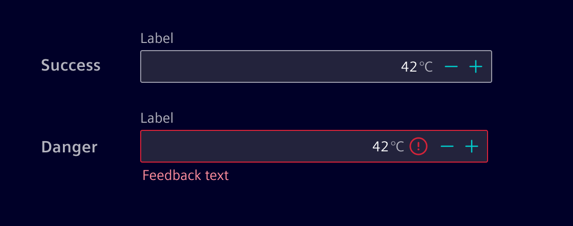 Number input - validation