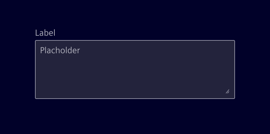 Text area