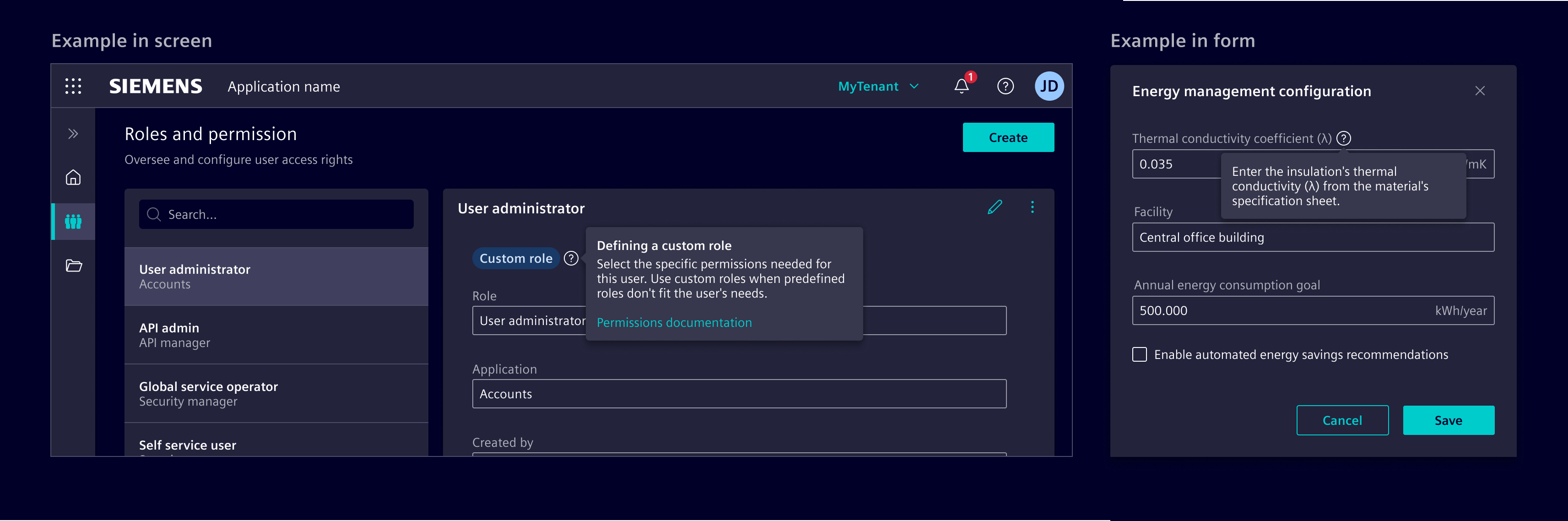 Help - contextual