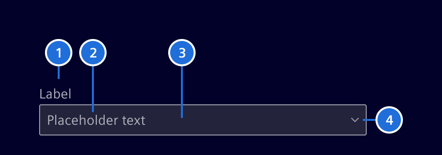 Select input