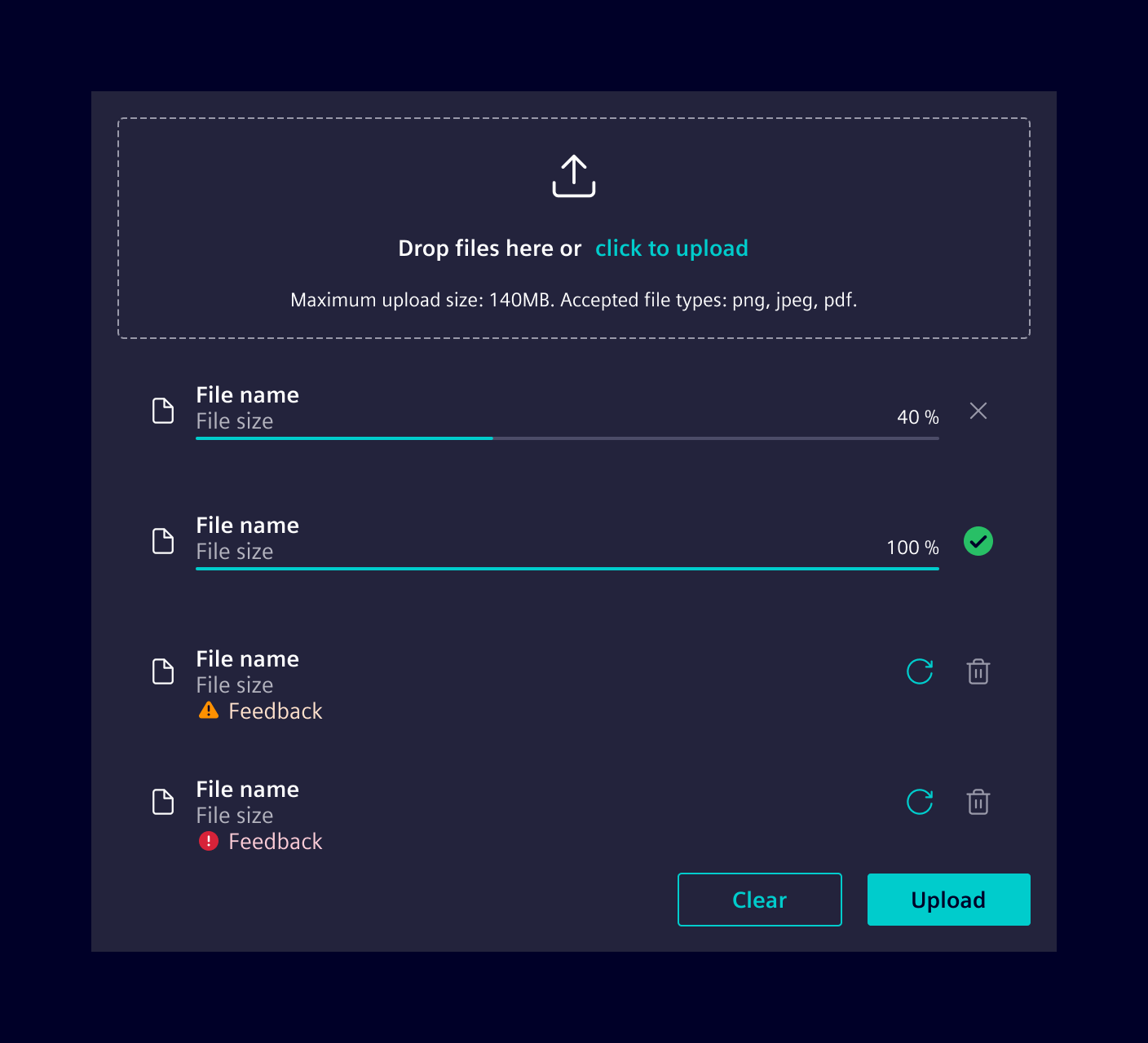 File uploader