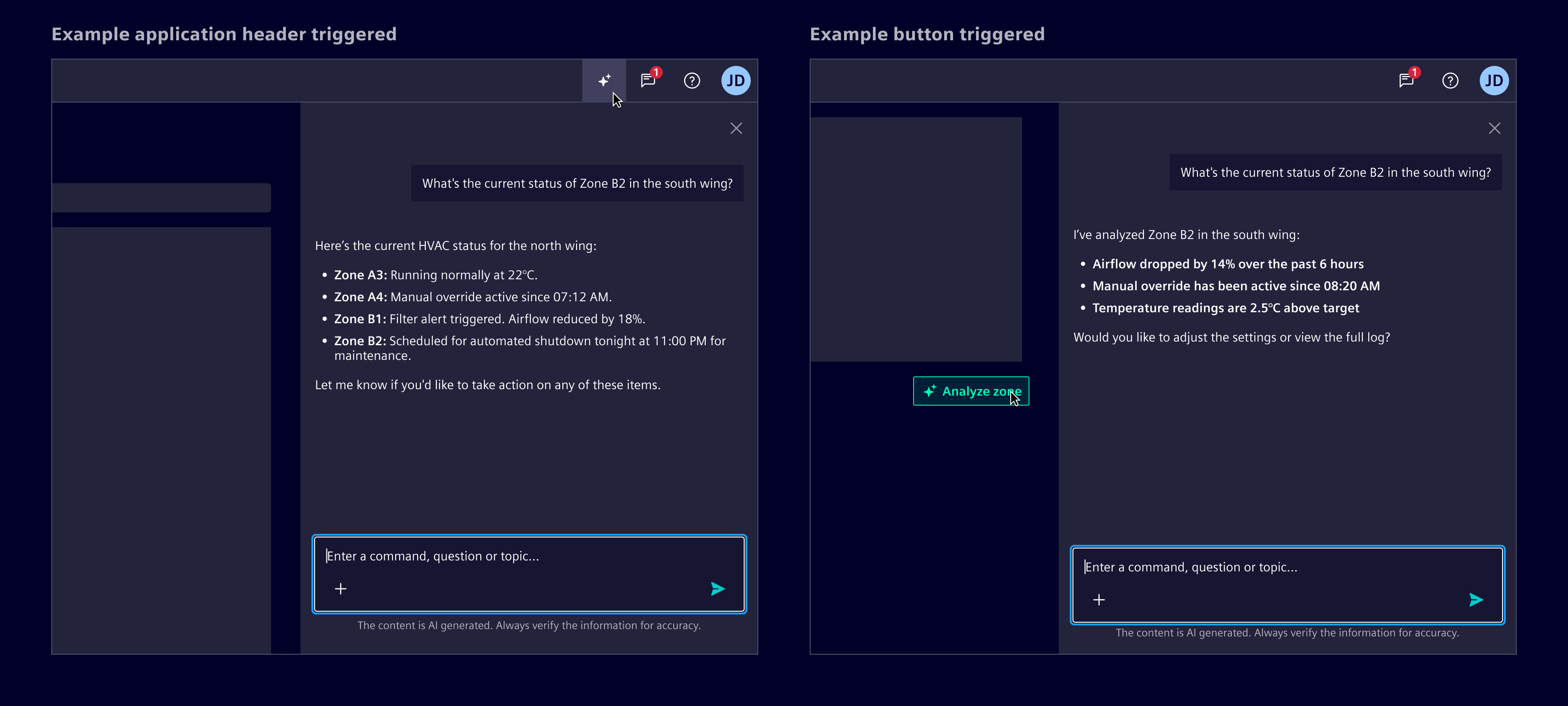 AI chat in side panel