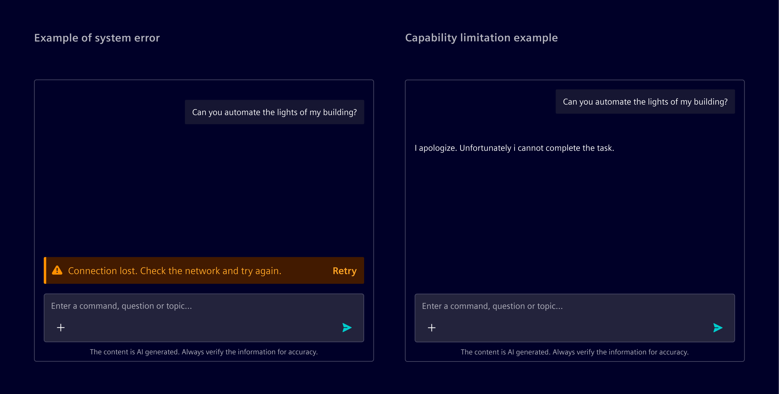 AI errors and limitations