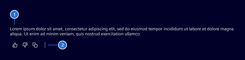 AI message elements