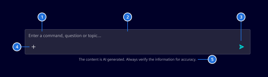 Chat input elements