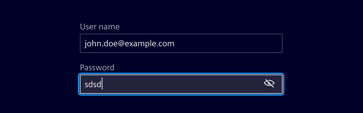 Input password