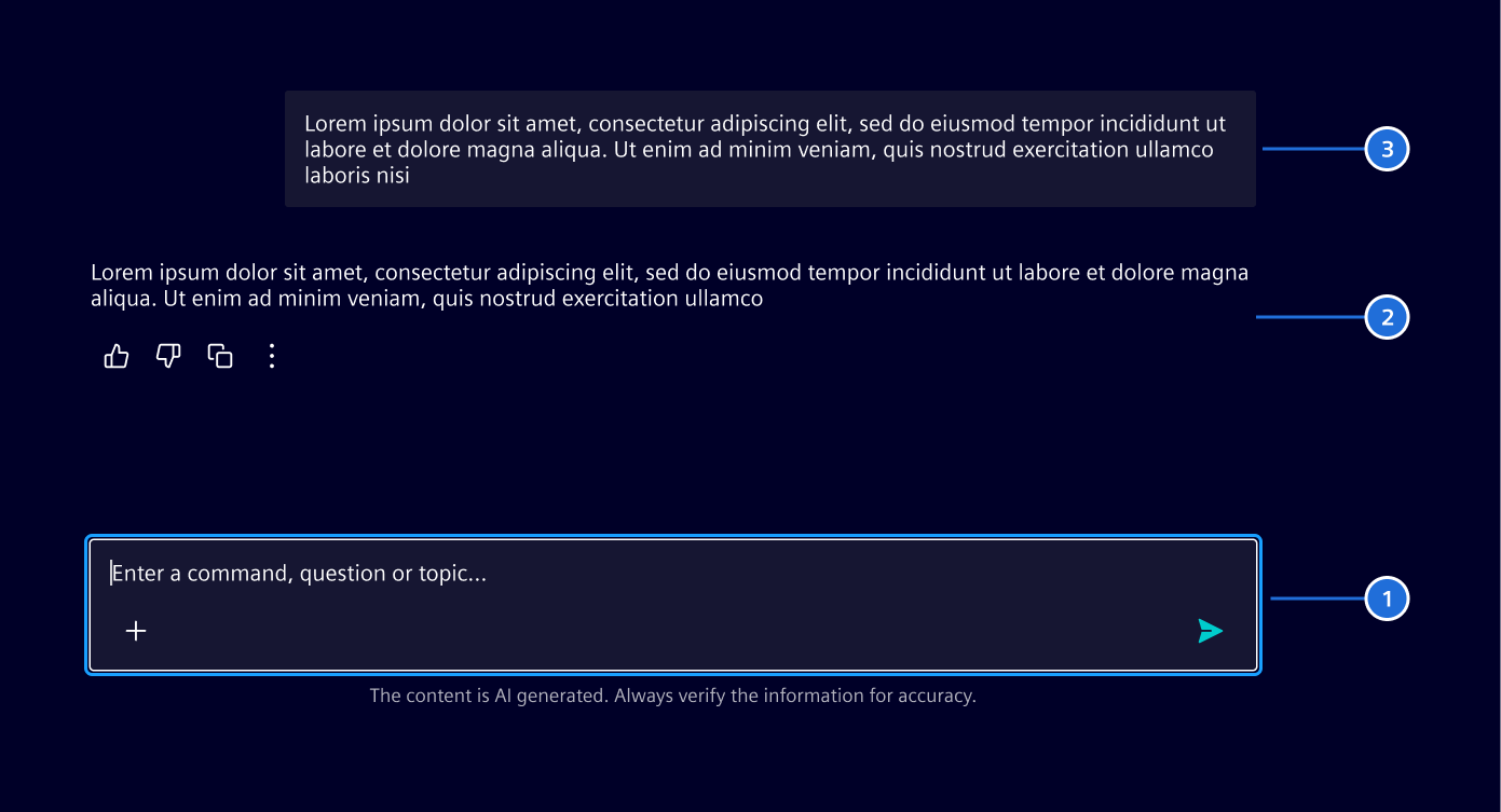 AI chat elements
