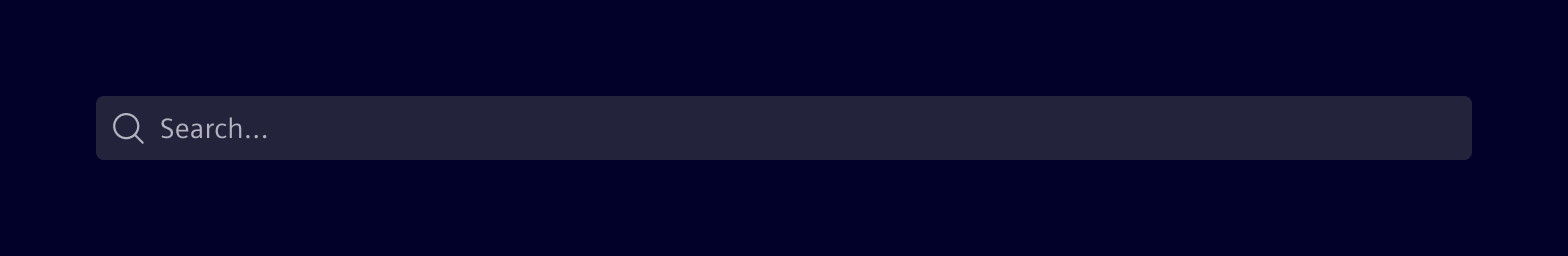 Search bar