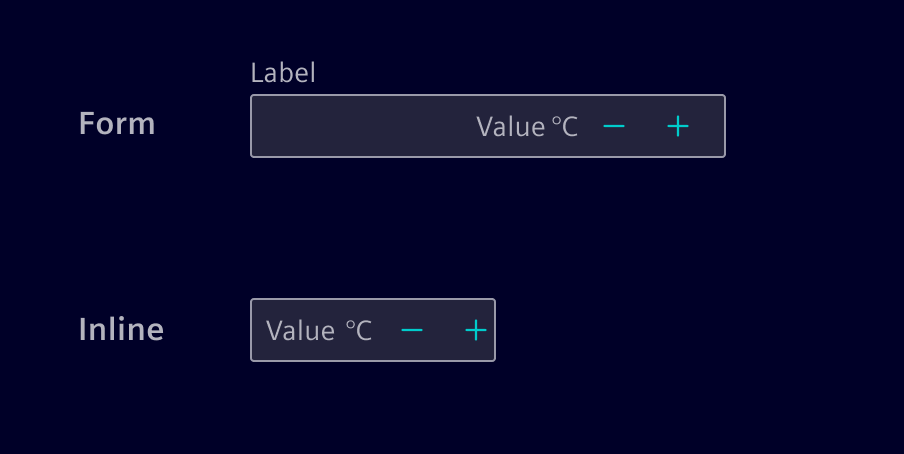 Number input
