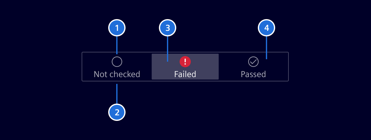 Status toggle specification