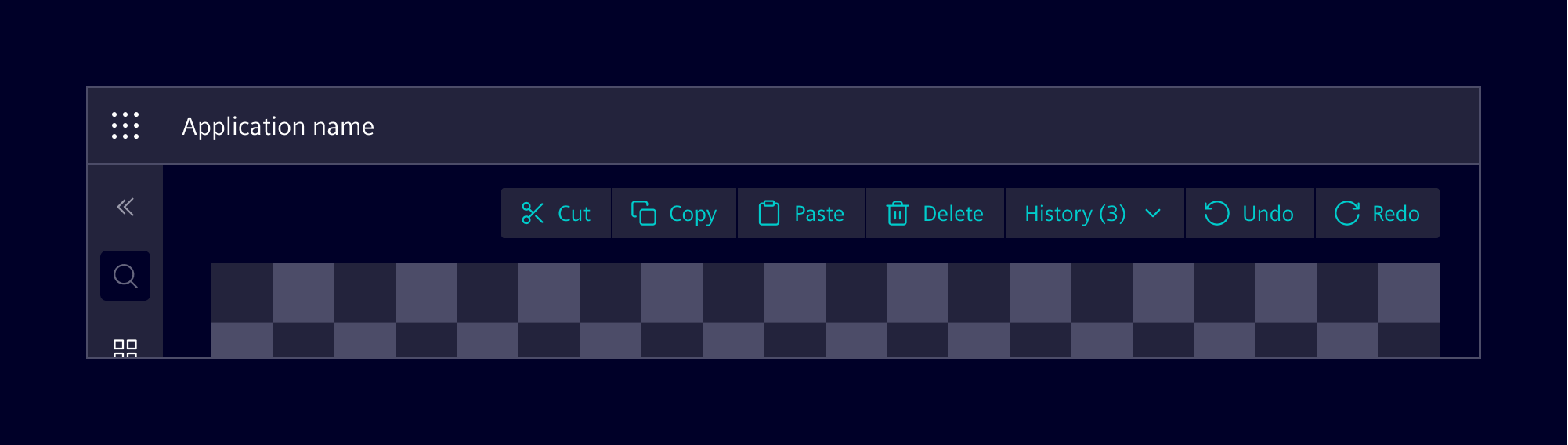 Content action toolbar