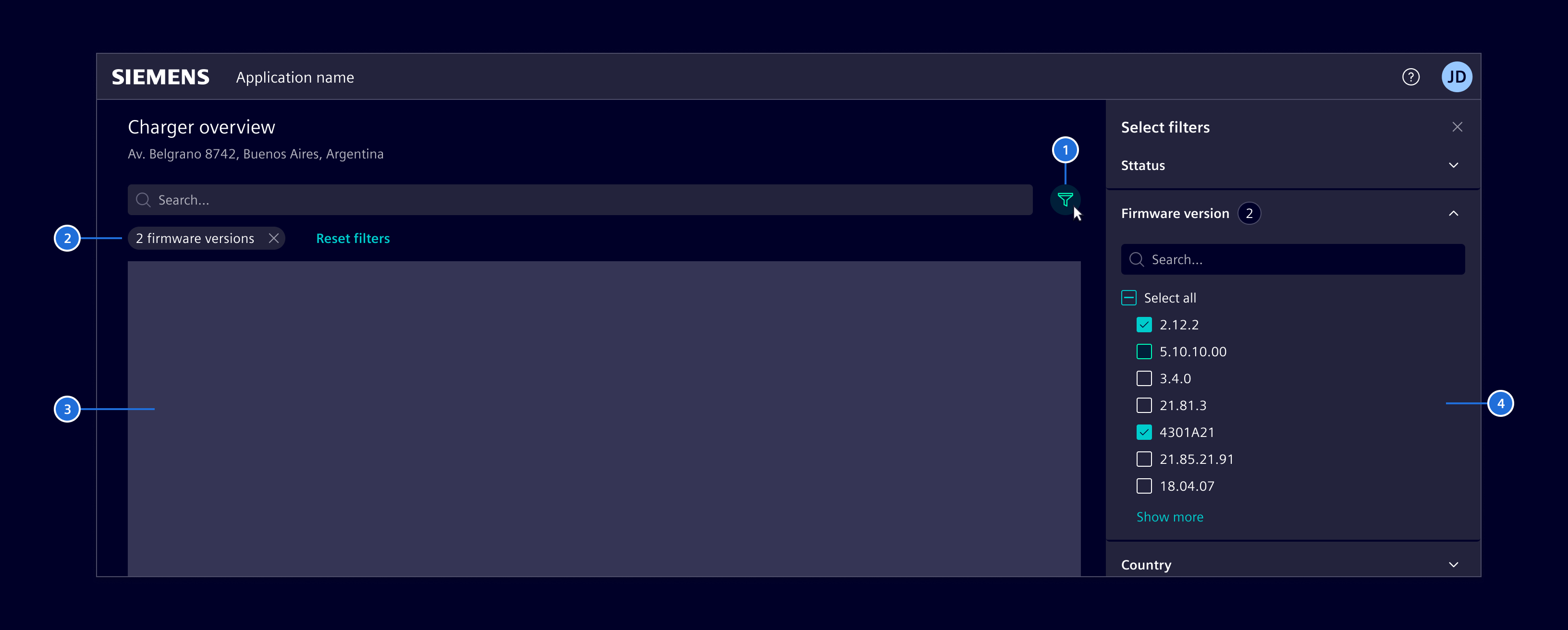 Filter - side panel
