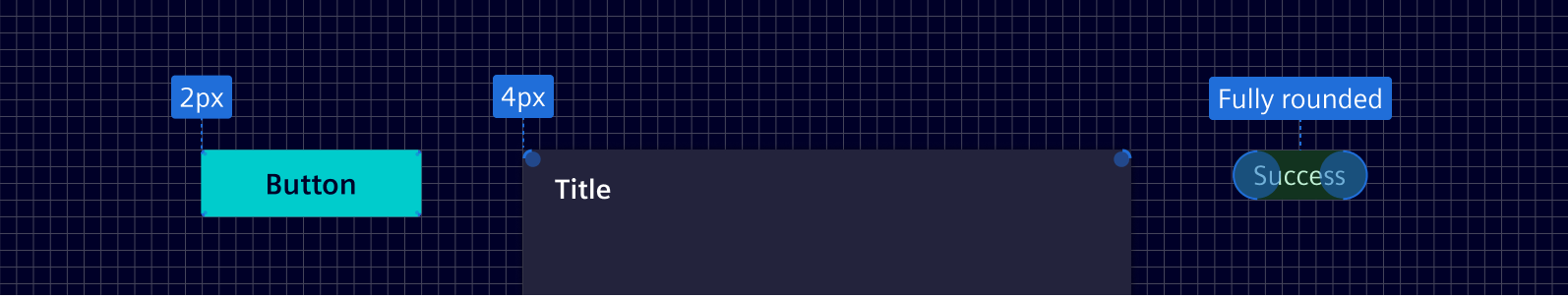Shapes - rounded rectangles