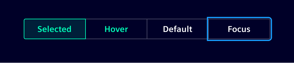 Selection button states