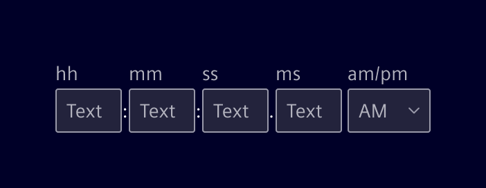 Date range picker