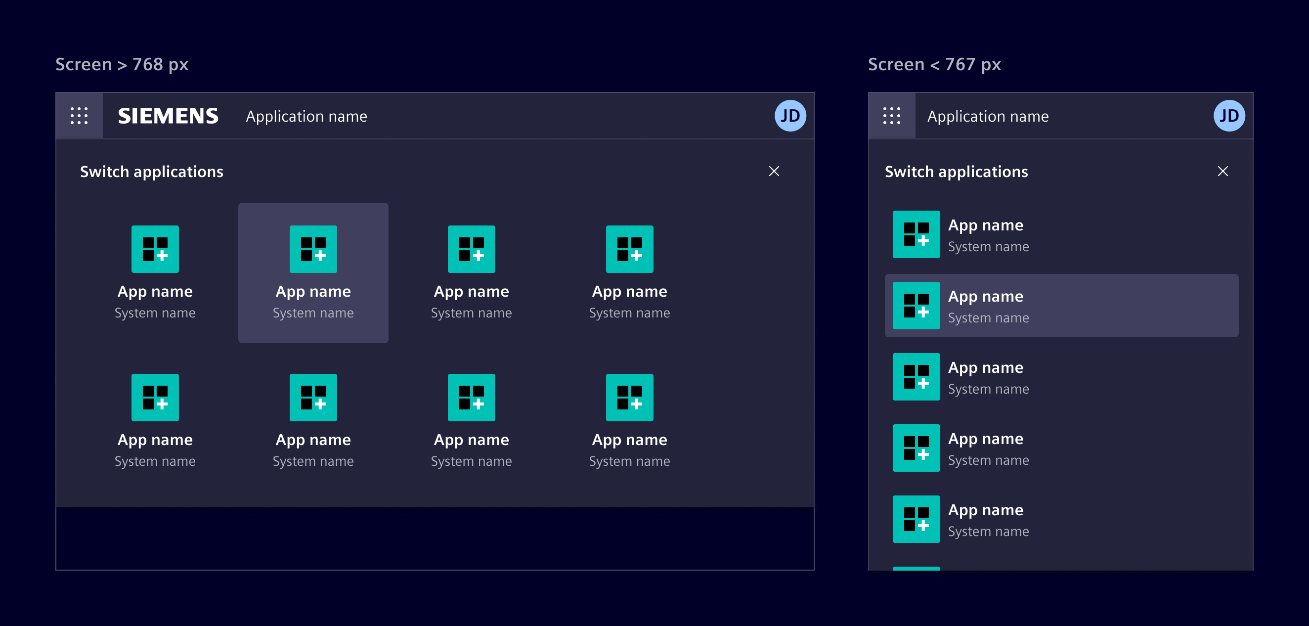 Launchpad responsive