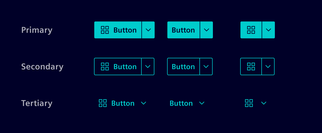 Button group styles
